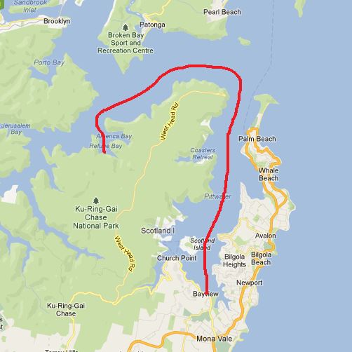 Map Pittwater