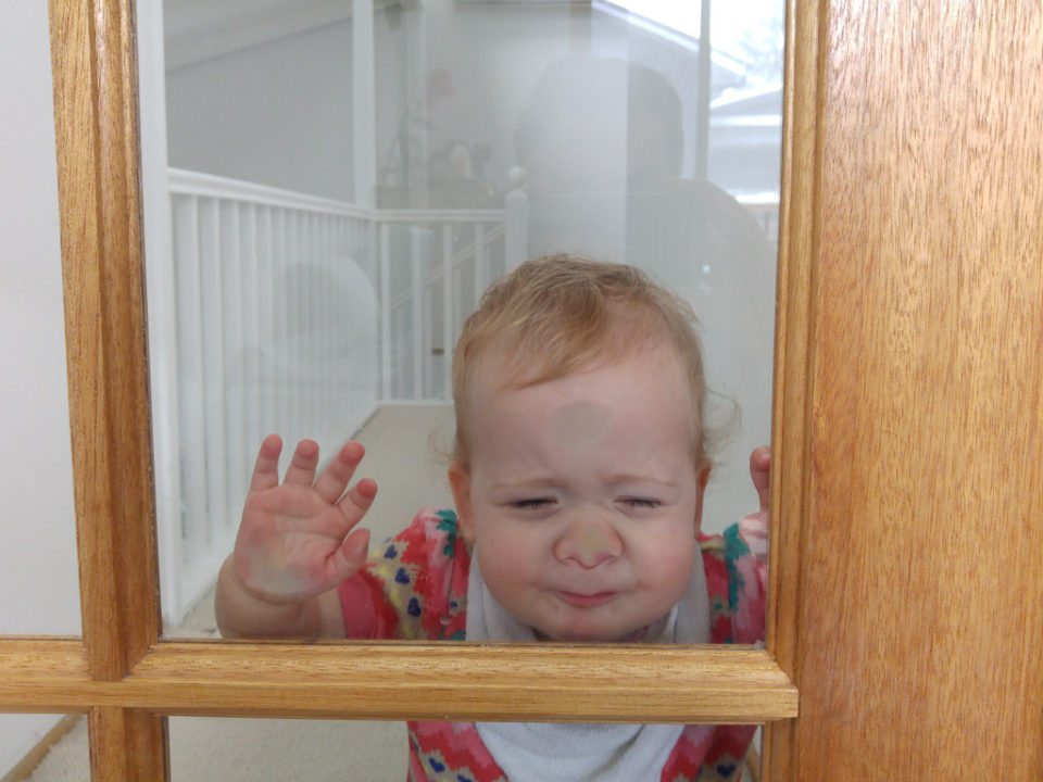 Papa ik krijg die niet meer open!