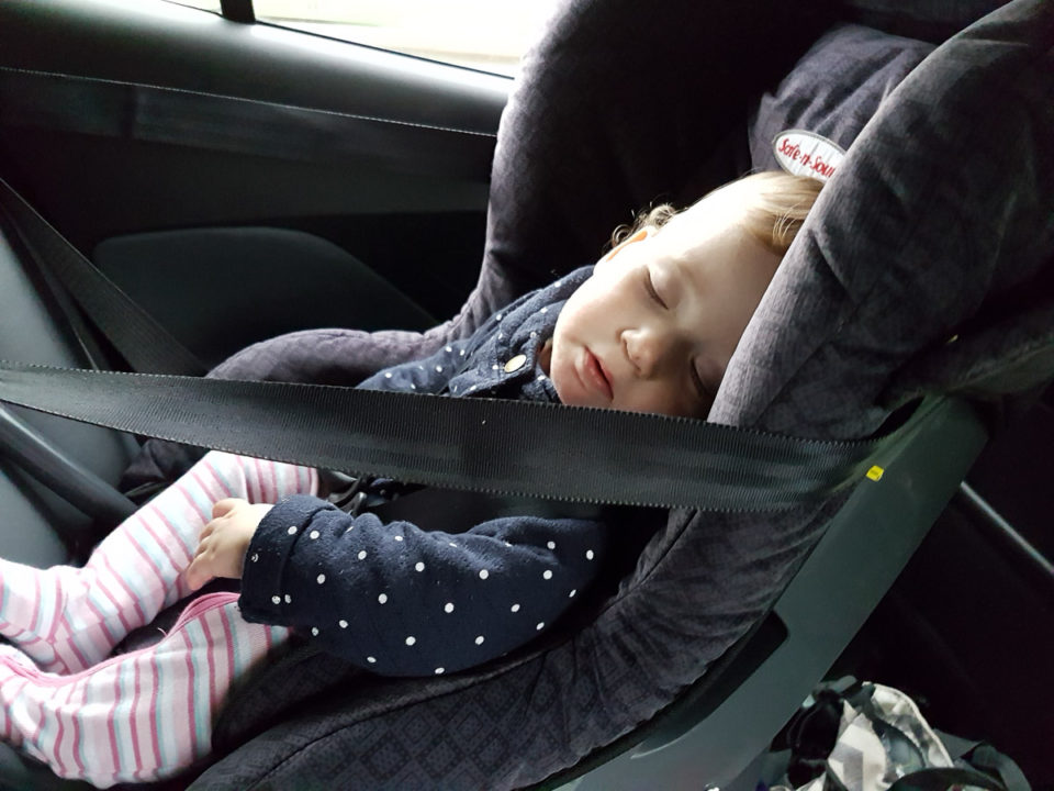 Net aangekomen in Belgie.