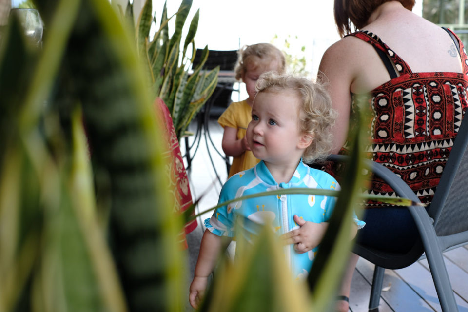 Klaar om te gaan zwemmen